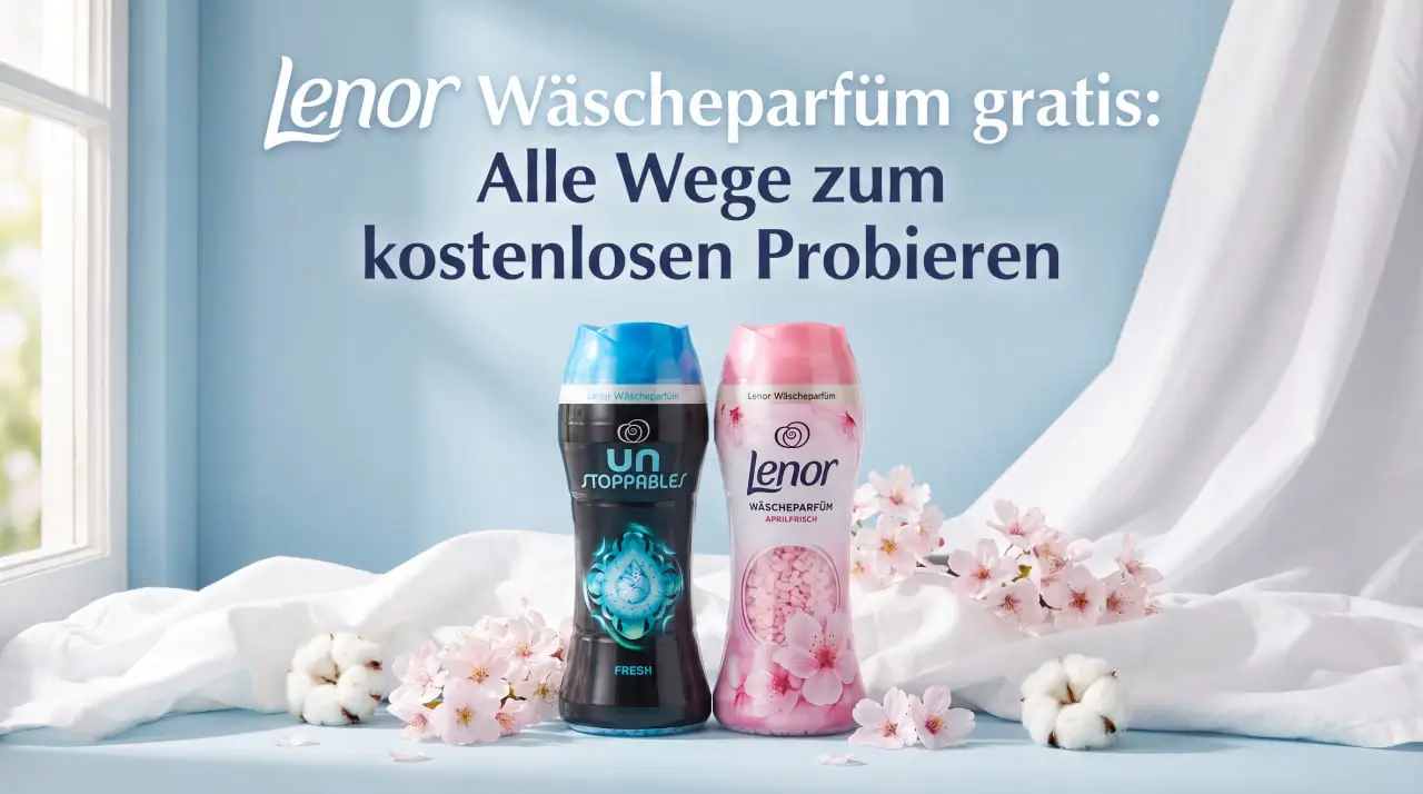Lenor Wäscheparfüm gratis alle Wege Probierpaket